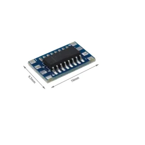 Placa módulo adaptador porta serie Mini RS232 para TTL MAX3232 115200BPS DC 3-5V para Arduino