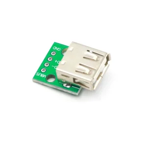Placa módulo adaptador USB 3.0 Fêmea Arduino