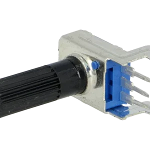 Potenciómetro 50K axial de volta única 125mW ±20% THT 6mm