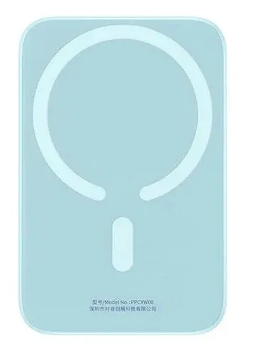 PowerBank Baseus Magnetic Mini Wireless Fast Charge 2022, 6000Mah 20W Azul
