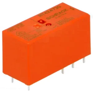 Relé eletromagnético DPDT Ubobina: 230VAC 8A 8A/250VAC RT2 RT424730