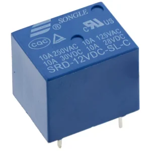 Relé eletromagnético SPDT Ubobina : 12VDC 10A/120VAC PCB LEG-12