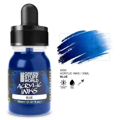 Tinta Acrylic Ink Opaque - Blue - Image 2