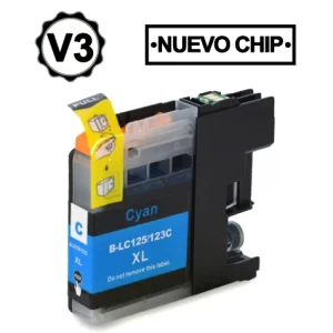 Tinteiro Brother LC123XL LC121XL Cyan compatível