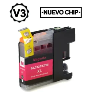 Tinteiro Brother LC123XL LC121XL Magenta compatível